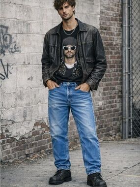 Carhartt Relaxed Fit Jeans 36 Tall Grunge Distressed Stained Workwear B17 DST